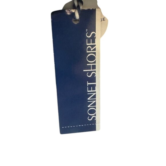 NWT! Sonnet Shores Shirred Front Women's High Waist Bikini Swimsuit Bottoms Sz 8 - Picture 7 of 8